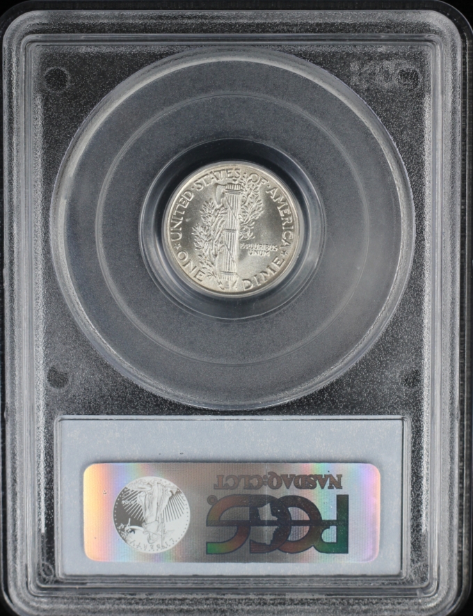 1920 MERCURY DIME 10C PCGS MS65FB *CAC* (PQ016)