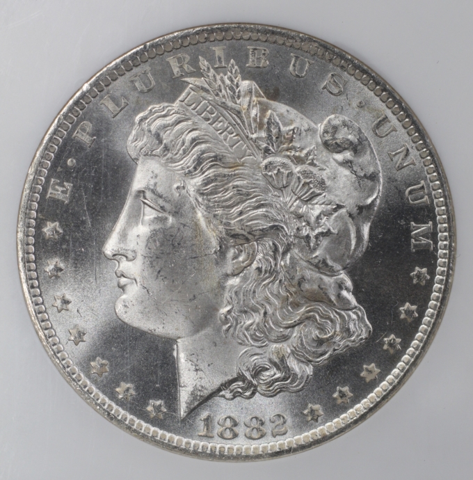 1882-CC MORGAN DOLLAR $1 NGC MS65 (PQ034)