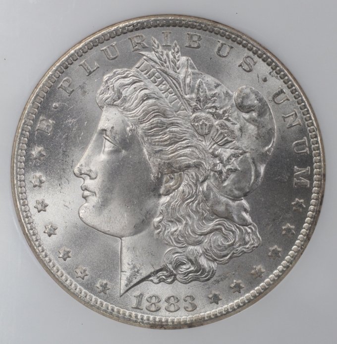 1883-CC MORGAN DOLLAR $1 NGC MS65 (PQ036)