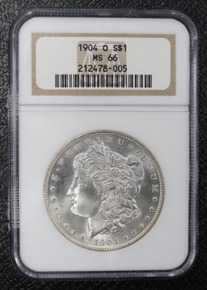 1904-O MORGAN DOLLAR $1 NGC MS66 (PQ031)