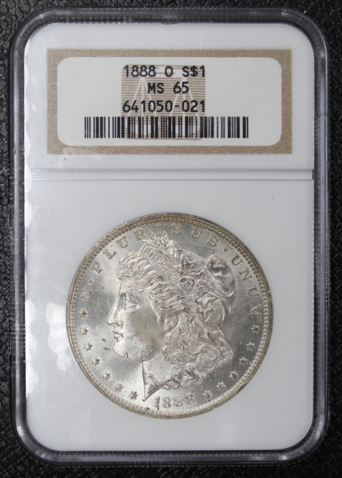 1888-O MORGAN DOLLAR $1 NGC MS65 (PQ032)