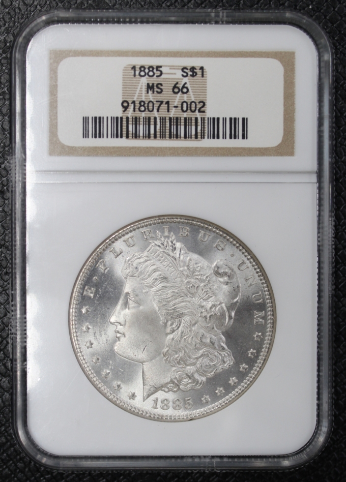 1885 MORGAN DOLLAR $1 NGC MS66 (PQ033)