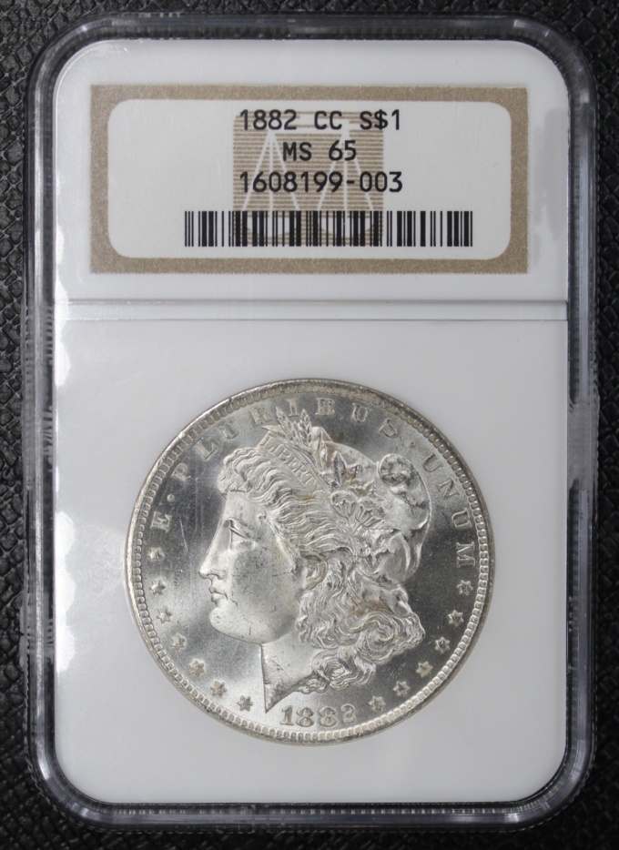 1882-CC MORGAN DOLLAR $1 NGC MS65 (PQ034)