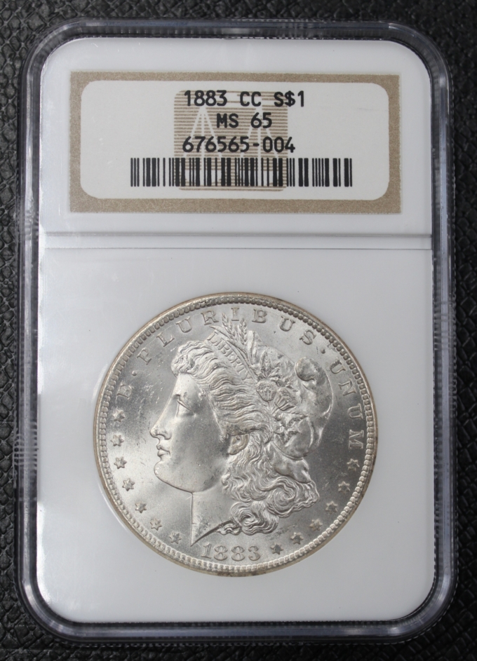 1883-CC MORGAN DOLLAR $1 NGC MS65 (PQ036)