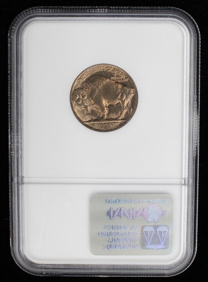 1937-D BUFFALO NICKEL 5C NGC MS66 (PQ045)