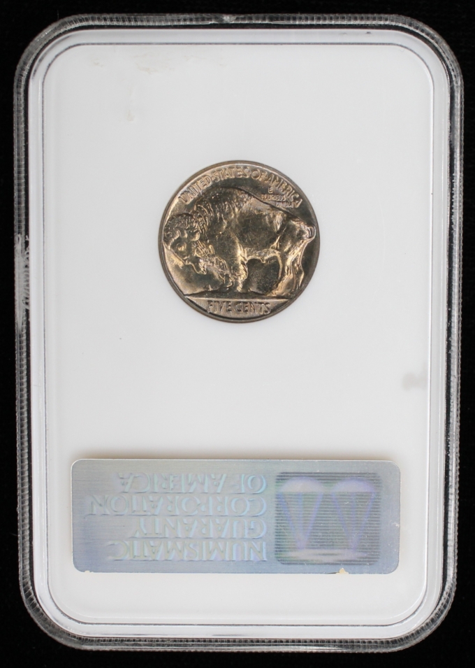 1934 BUFFALO NICKEL 5C NGC MS64 - OLD FATTY HOLDER (PQ046)