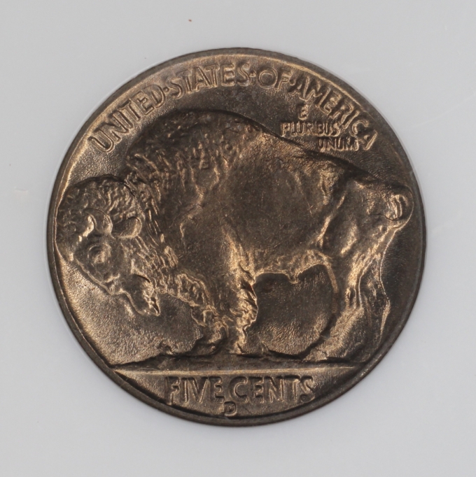 1937-D BUFFALO NICKEL 5C NGC MS66 (PQ045)