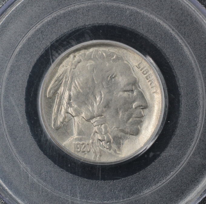 1920 BUFFALO NICKEL 5C PCGS MS64 (PQ052)