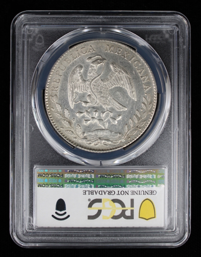 1896-Zs FZ MEXICO 8 REALES PCGS AU DETAILS - LIBERTAD CAP & RAYS (PQ023)