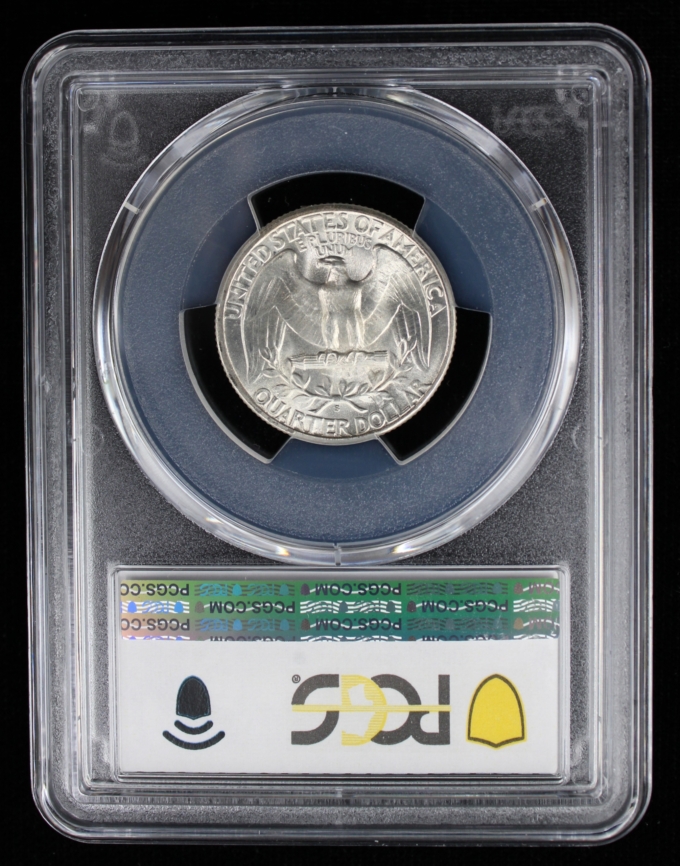 1940-S WASHINGTON QUARTER 25C PCGS MS66 (PQ024)