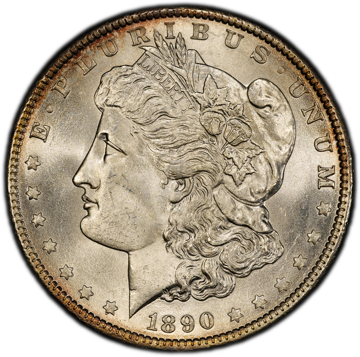 1890 MORGAN DOLLAR $1 PCGS MS66 POP 12+1! (PQ534)